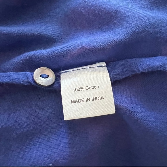 Banjanan Iris Dress in Shibori Clamp Dye Blueprint - Picture 15 of 16